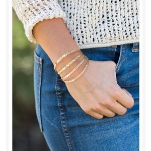 Get Used To Grit Gold Bracelet